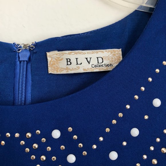 Cobalt Blue Dress - Picture 6 of 7